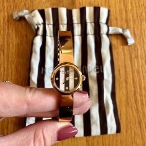 Henri Bendel gold watch